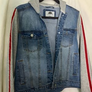 Hooded Denim Jacket